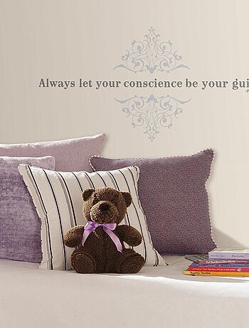 Stickers phrase Pinocchio -Always let your conscience be your guide- Disney