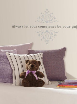 Stickers phrase Pinocchio -Always let your conscience be your guide- Disney