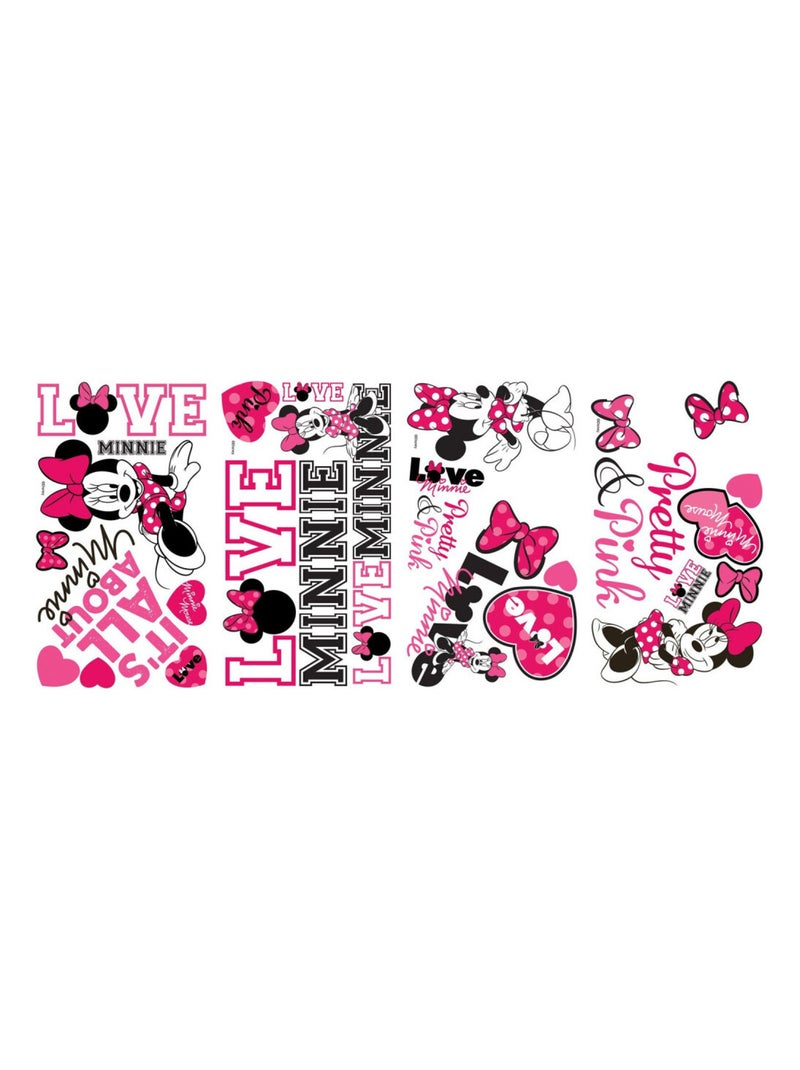 Stickers Phrases Minnie Mouse Disney Rose - Kiabi