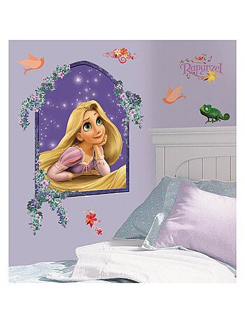 Stickers Portrait Princesse Raiponce Disney 45x101 cm