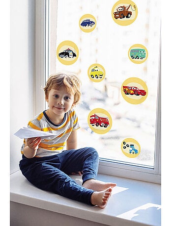 Stickers pour fenêtre cars ka-chow
