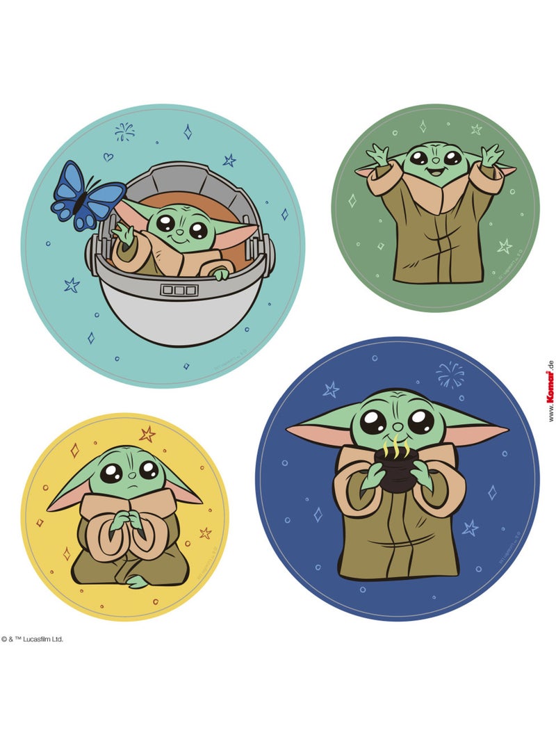 Stickers pour fenêtre grogu - padawan Multicolore - Kiabi