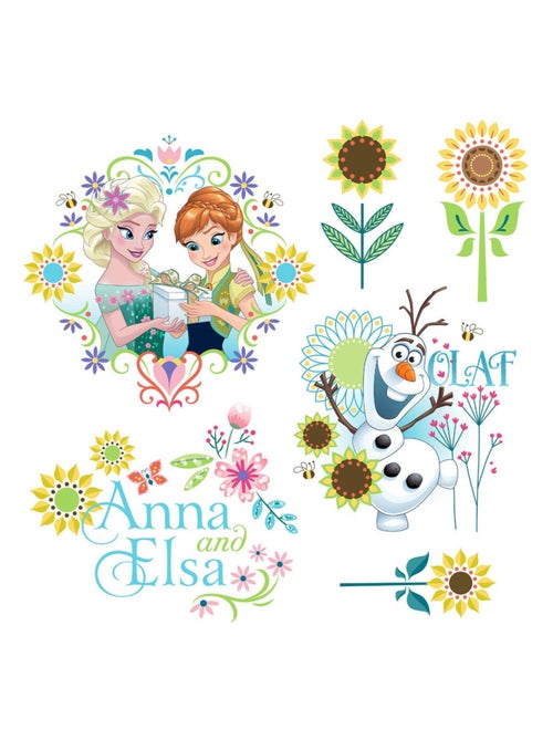 Stickers pour fenetre La Reine des Neiges Printemps Disney Frozen - Kiabi