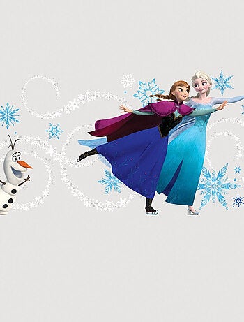 Stickers prénom La Reine des Neiges Disney 42x82cm