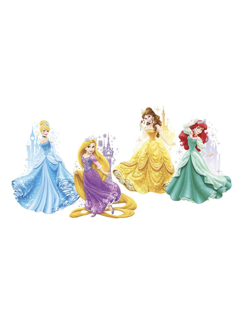 Stickers Princesse Disney Château Repositionnables Multicolore - Kiabi