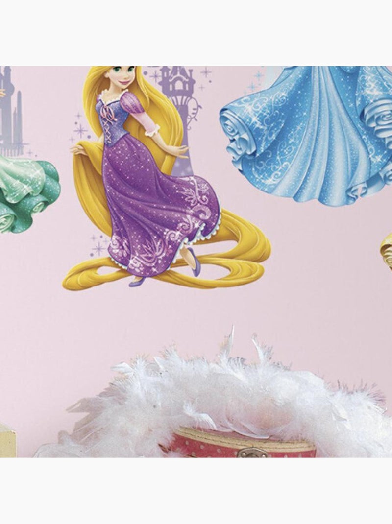 Stickers Princesse Disney Château Repositionnables Multicolore - Kiabi