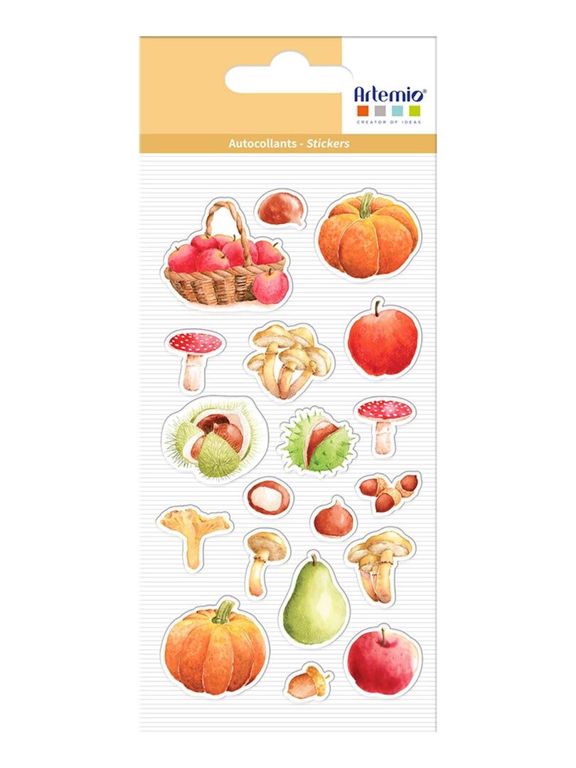 Stickers Puffies - Fruits et légumes d'automne - N/A - Kiabi - 1.96€