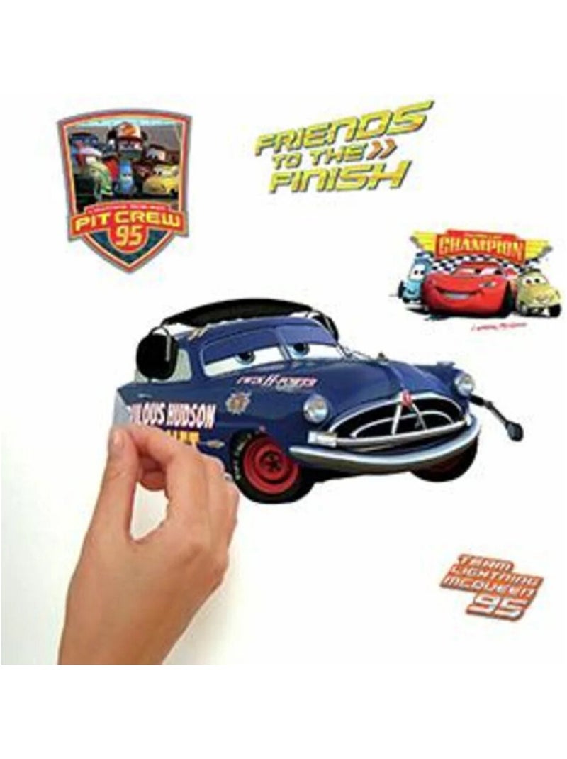 Stickers repositionnable Cars Disney Multicolore - Kiabi
