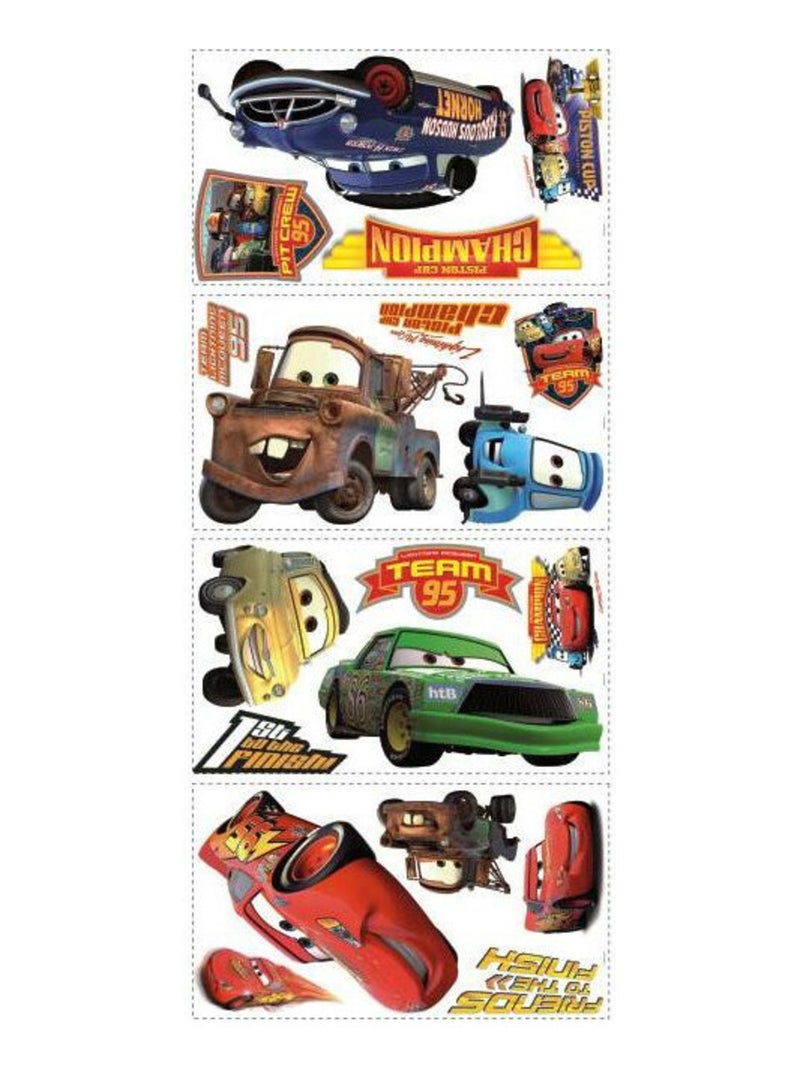 Stickers repositionnable Cars Disney Multicolore - Kiabi
