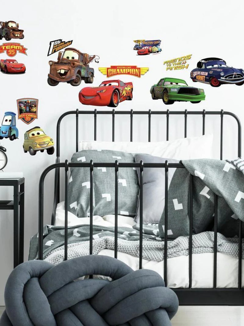Stickers repositionnable Cars Disney Multicolore - Kiabi