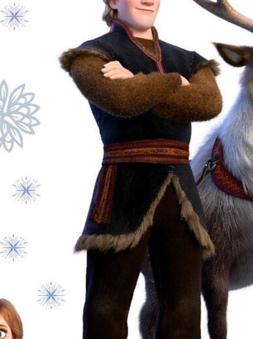 Stickers repositionnable Disney - La Reine des Neiges 2 - modèle In my element - 42.5CM x 65 CM - Kiabi