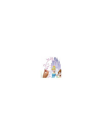 Stickers repositionnable Disney Princesses Cendrillon, Belle, Ariel et Raiponce -60x91 cm