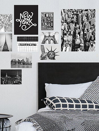 Stickers repositionnables - Affiches de la ville de New York