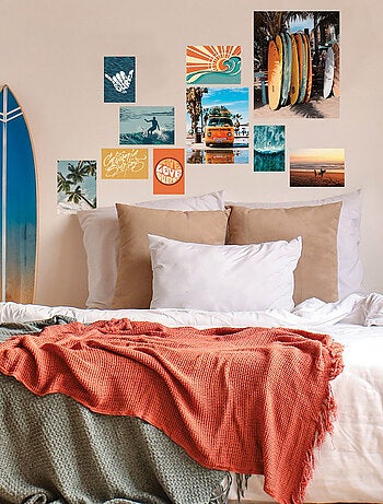 Stickers repositionnables - Affiches de surfs