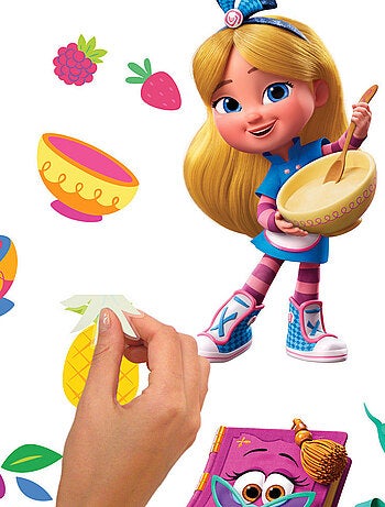 Stickers repositionnables - Alice et la Pâtisserie des Merveilles - 20 cm x 30 cm