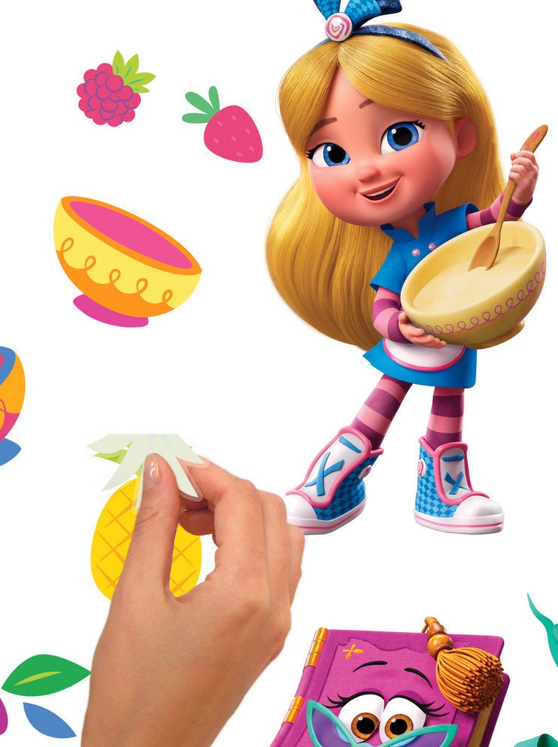 Stickers repositionnables - Alice et la Pâtisserie des Merveilles - 20 cm x 30 cm Multicolore - Kiabi