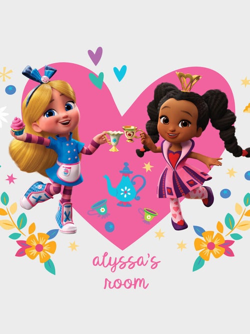 Stickers repositionnables - Alice et Rosa - Alice et la Pâtisserie des Merveilles - 54 cm x 66 cm - Kiabi