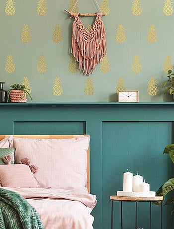 Stickers repositionnables - Ananas en or