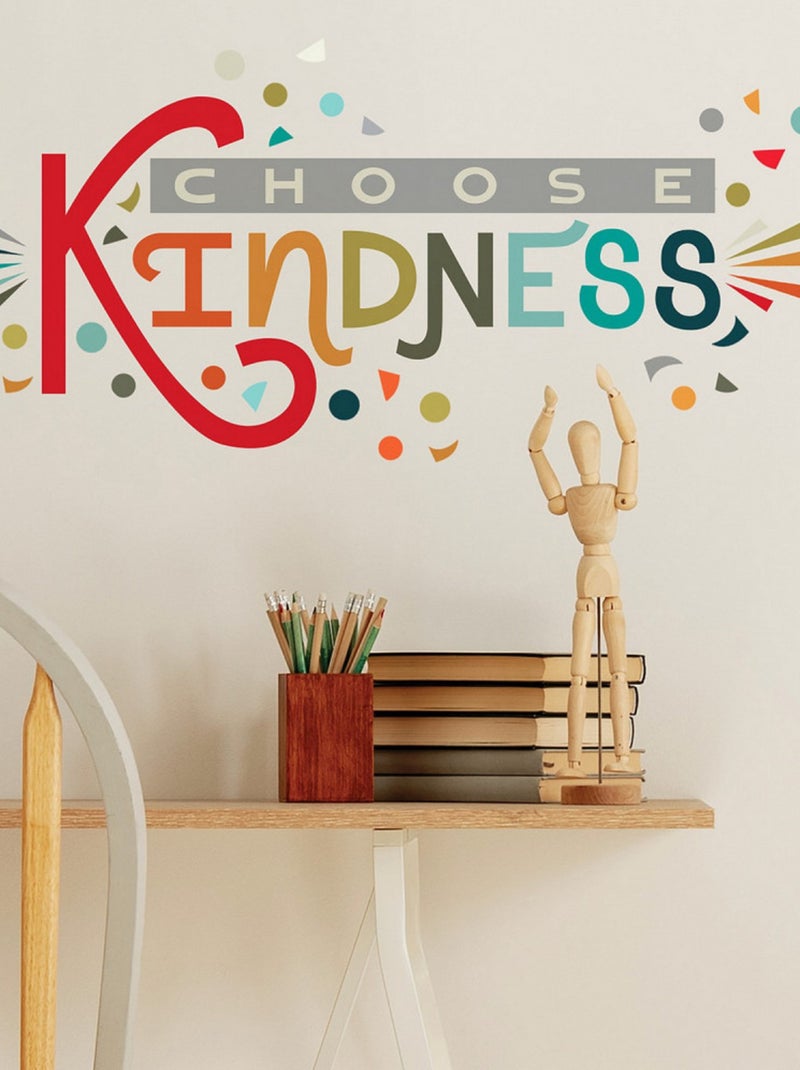 Stickers repositionnables - Arc-en-ciel Choose Kindness Multicolore - Kiabi