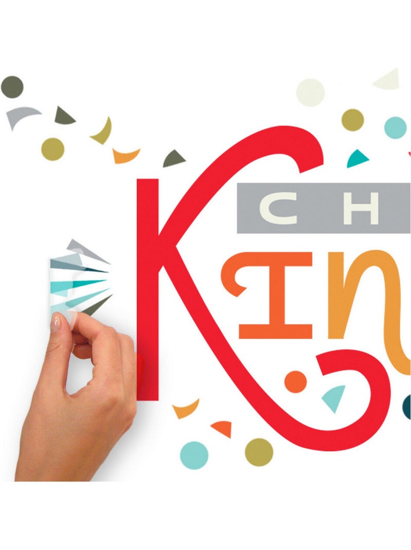 Stickers repositionnables - Arc-en-ciel Choose Kindness Multicolore - Kiabi