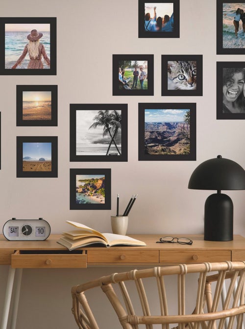 Stickers repositionnables - cadres noirs - Kiabi