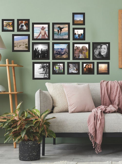 Stickers repositionnables - cadres noirs - Kiabi