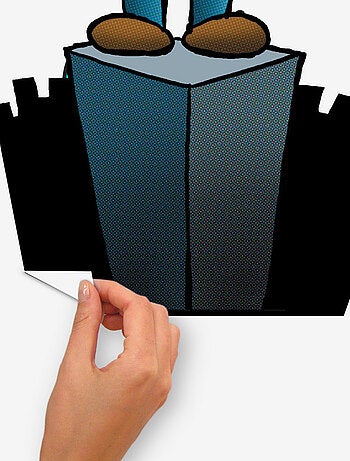 Stickers repositionnables - Dogman