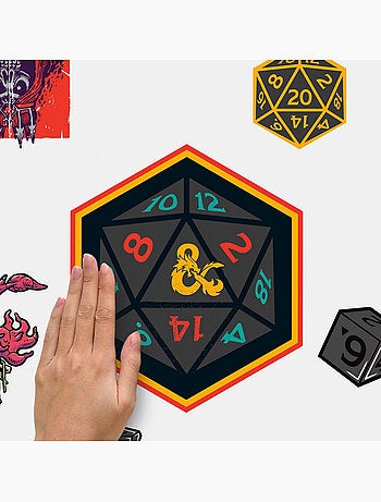 Stickers repositionnables - Dungeons & Dragons