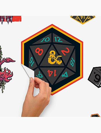 Stickers repositionnables - Dungeons & Dragons