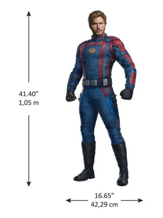 Stickers repositionnables - Gardiens de la Galaxie 3 - Star-Lord - 104 cm x 40 cm