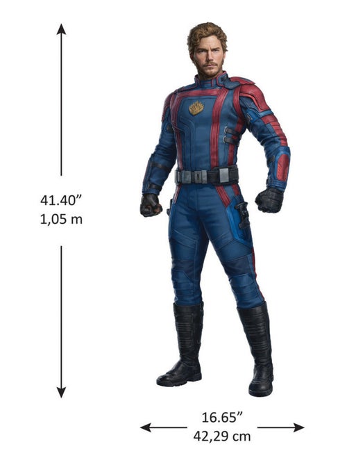 Stickers repositionnables - Gardiens de la Galaxie 3 - Star-Lord - 104 cm x 40 cm - Kiabi