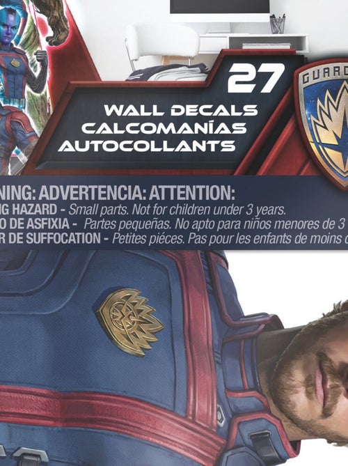 Stickers repositionnables - Gardiens de la Galaxie 3 - Tous les personnages - 38 cm x 20 cm - Kiabi