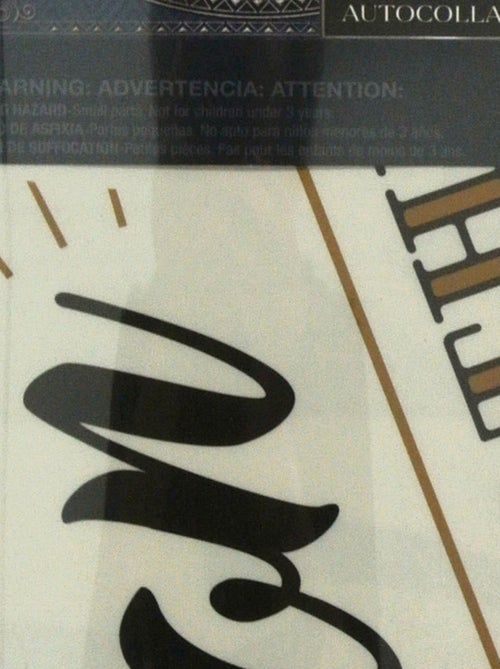 Stickers repositionnables - Harry Potter Don't Let The Muggles Get You Down - 36.5 cm x 17 cm - Kiabi