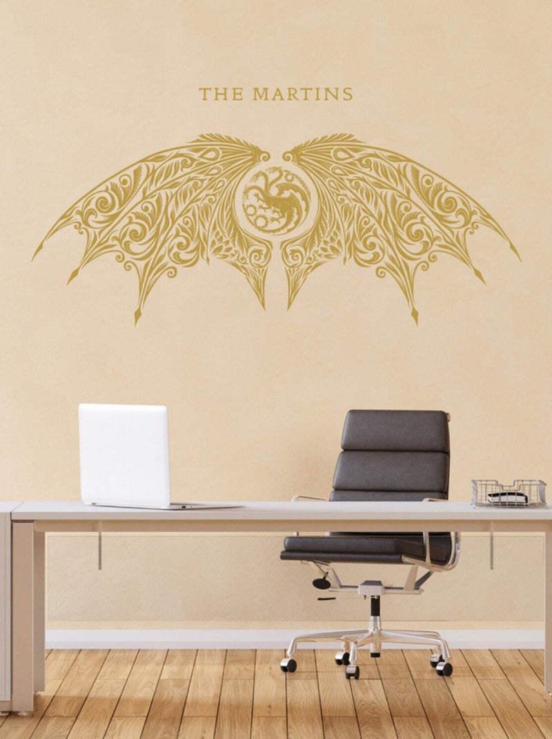 Stickers repositionnables - House of the Dragon - Motifs dorés et Lettres de l'Alphabet Multicolore - Kiabi