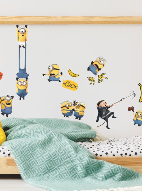 Stickers repositionnables - Les Minions : La Montée de Gru - 17 cm x 9 cm - Kiabi