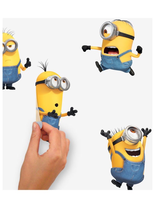 Stickers repositionnables - Les Minions : La Montée de Gru - 17 cm x 9 cm - Kiabi