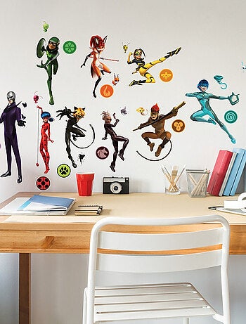 Stickers repositionnables - Miraculous - Les Aventures de Ladybug et Chat Noir
