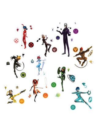Stickers repositionnables - Miraculous - Les Aventures de Ladybug et Chat Noir