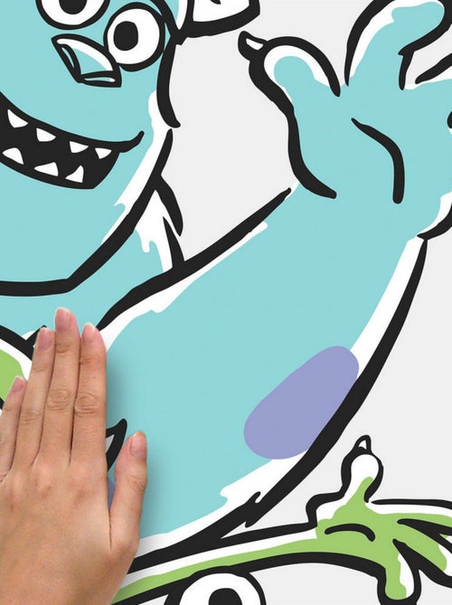 Stickers repositionnables - Monstres et Compagnie - 53 cm x 87 cm - Kiabi