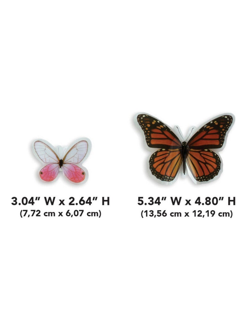 Stickers repositionnables - Papillons colorés Multicolore - Kiabi