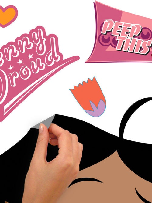 Stickers repositionnables - Penny - The Proud Family - 140 cm x 41 cm - Kiabi