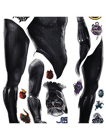 Stickers repositionnables - Personnage Principal Black Panther - 58 cm x 131 cm