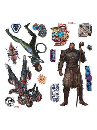 Stickers repositionnables - Personnages Black Panther : Wakanda Forever - 23 cm x 44 cm
