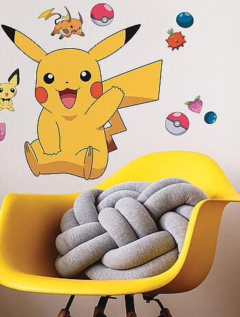 Stickers repositionnables - pokémon - pikachu