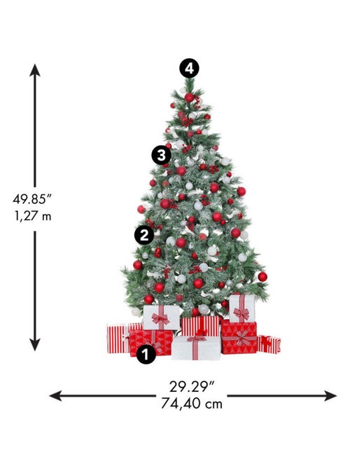 Stickers repositionnables - Sapins de Noël - Kiabi
