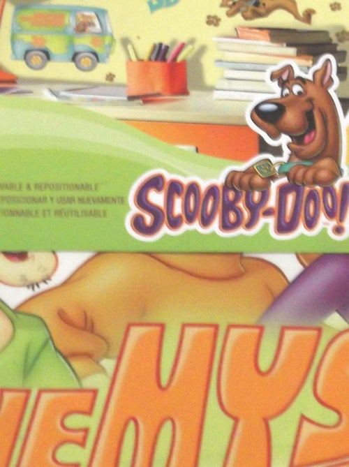 Stickers repositionnables - Scooby-Doo - 18 cm x 10 cm - Kiabi