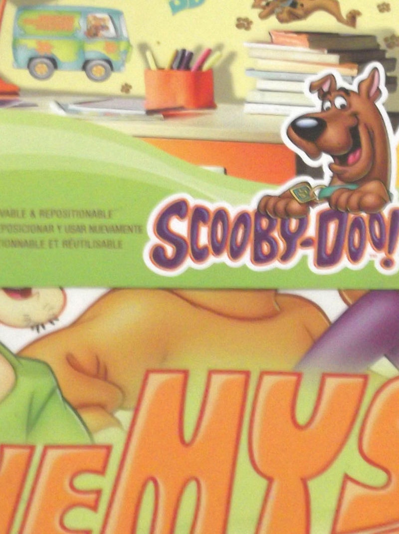 Stickers repositionnables - Scooby-Doo - 18 cm x 10 cm Multicolore - Kiabi