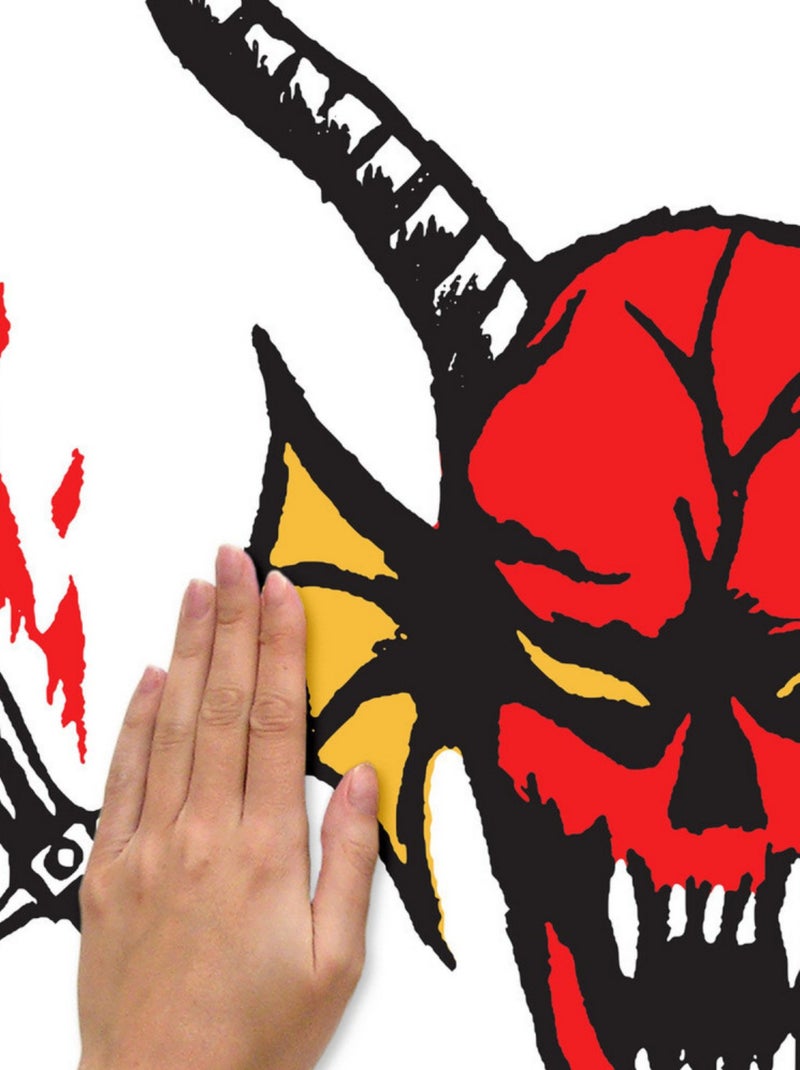 Stickers repositionnables - Stranger Things - Hellfire Club Multicolore - Kiabi