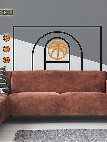 Stickers repositionnables - Terrain de Basket