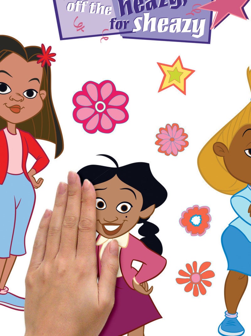 Stickers repositionnables - The Proud Family - 109 cm x 48 cm Multicolore - Kiabi